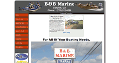 Desktop Screenshot of bandbmarine.net